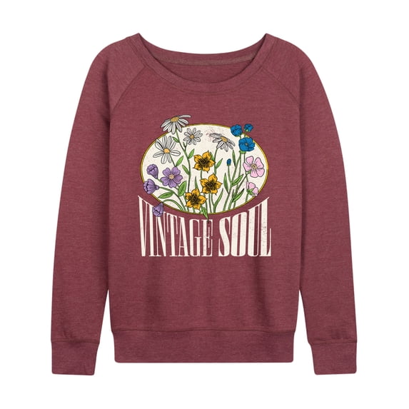 Instant Message - Vintage Soul - Women's Lightweight French Terry Long Sleeve Shirt