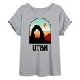 thumbnail image 1 of Instant Message - Vintage Utah - Women's Oversized Graphic T-shirt, 1 of 5