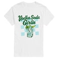 thumbnail image 1 of Instant Message - Vodka Soda Girlie Men's Short Sleeve Graphic T-Shirt, 1 of 5
