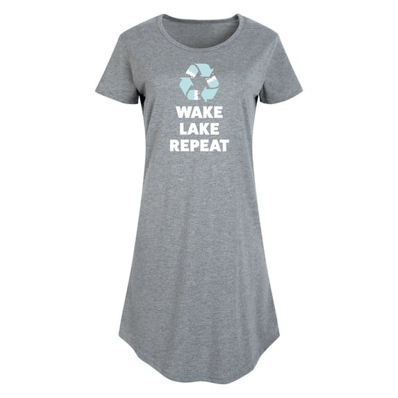 Instant Message - Wake Lake Repeat - Women's Any Way Dress