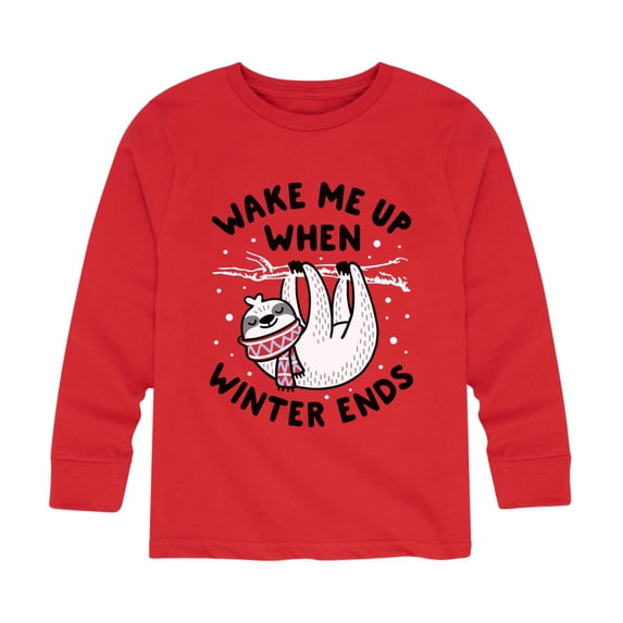 Instant Message - Wake Me Up When Winter Ends - Youth Long Sleeve Tee