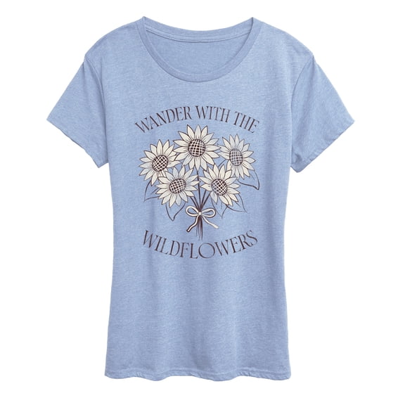 Instant Message - Wander Wildflowers - Women's Short Sleeve Graphic T-Shirt
