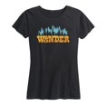 thumbnail image 1 of Instant Message - Wander Wonder - Women's Short Sleeve Graphic T-Shirt, 1 of 5