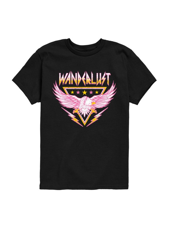 - Wanderlust Rock Roll Eagle Boys' Short Sleeve Graphic T-Shirt
