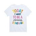 thumbnail image 1 of Instant Message - Want To Be A Dinosaur  - Toddler Short Sleeve Tee, 1 of 4