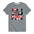 thumbnail image 1 of Instant Message - Want to be Guitar Player-Toddler And Youth Short Sleeve Graphic T-Shirt, 1 of 5