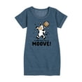 thumbnail image 1 of Instant Message - Watch Me Moove Disco Cow - Toddler & Youth Girls Fleece Dress, 1 of 1