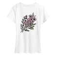 thumbnail image 1 of Instant Message - Watercolor Flowers Short Sleeve Graphic T-Shirt, 1 of 5