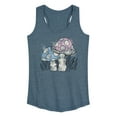 thumbnail image 1 of Instant Message - Watercolor Mushrooms - Women's Racerback Tank Top, 1 of 6