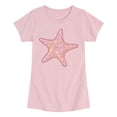 thumbnail image 1 of Instant Message - Watercolor Starfish Fitted Short Sleeve Graphic T-Shirt, 1 of 5