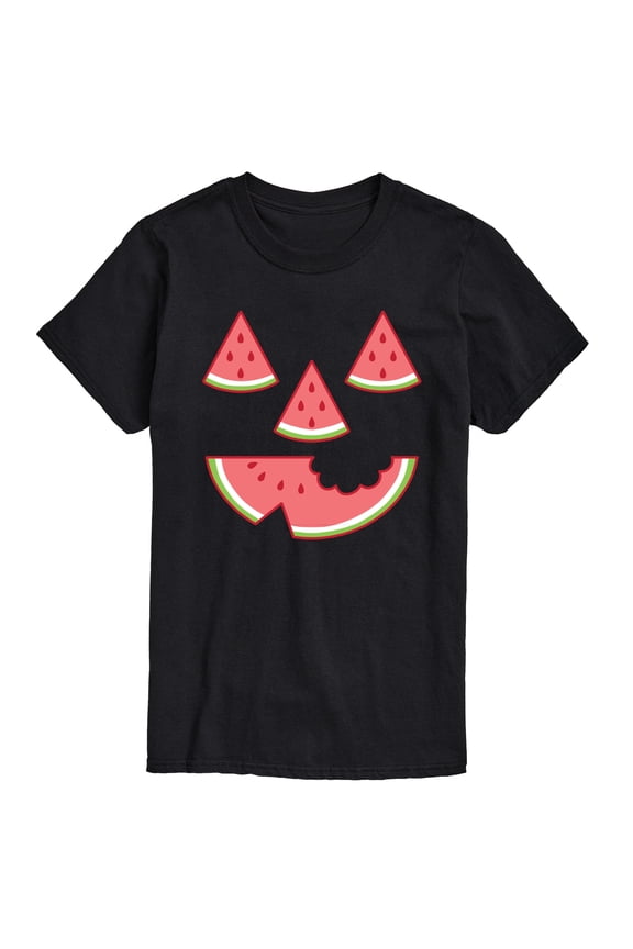 - Watermelon Jack-O-Lantern - Men's Short Sleeve Graphic T-Shirt