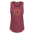 thumbnail image 1 of Instant Message - Wave Into Sun Graphic Racerback Tank, 1 of 4