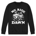 thumbnail image 1 of Instant Message - We Ride At Dawn - Men's Crew Neck Fleece Pullover, 1 of 6