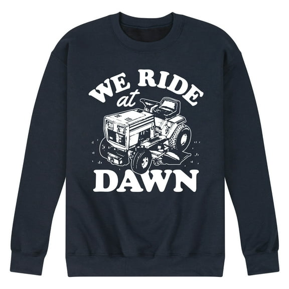 Instant Message - We Ride At Dawn - Men's Crew Neck Fleece Pullover