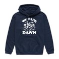 thumbnail image 1 of Instant Message - We Ride At Dawn - Men's Pullover Hooded Fleece Sweatshirt, 1 of 5