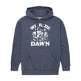 thumbnail image 1 of Instant Message - We Ride At Dawn - Men's Pullover Hooded Fleece Sweatshirt, 1 of 7