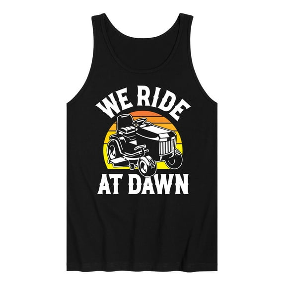 Instant Message - We Ride At Dawn Mower - Men's Jersey Tank Top
