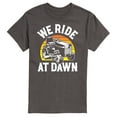 thumbnail image 1 of Instant Message - We Ride At Dawn Mower - Men's Short Sleeve Graphic T-Shirt, 1 of 6