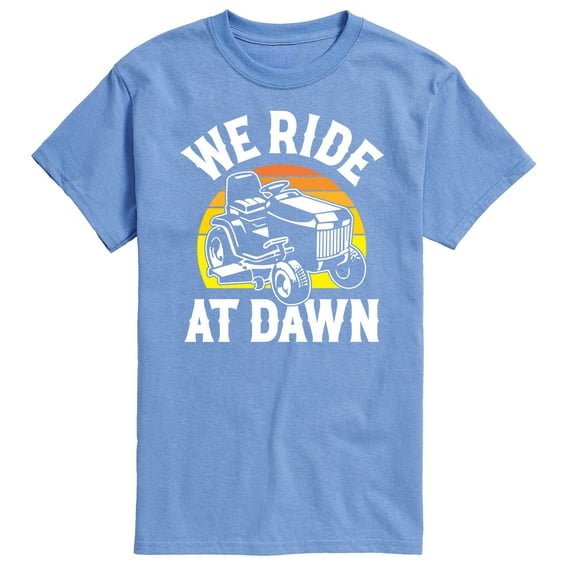 Instant Message - We Ride At Dawn Mower - Men's Short Sleeve Graphic T-Shirt