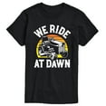 thumbnail image 1 of Instant Message - We Ride At Dawn Mower - Men's Short Sleeve Graphic T-Shirt, 1 of 6