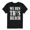 thumbnail image 1 of Instant Message - We Run This Beach Short Sleeve Graphic T-Shirt, 1 of 5