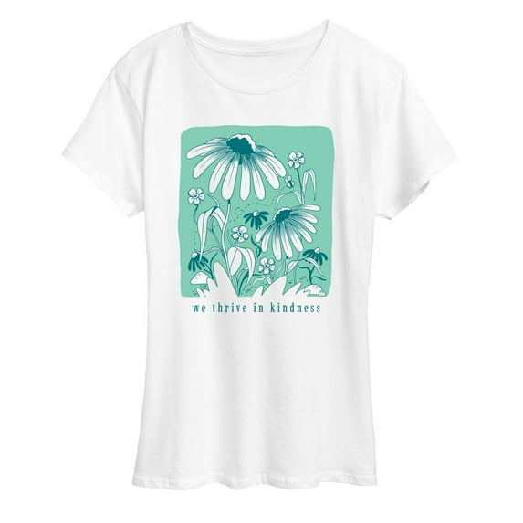 Instant Message - We Thrive In Kindness - Women's Short Sleeve Graphic T-Shirt