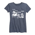 thumbnail image 1 of Instant Message - We Will Rock You Rushmore Patriotic Memorial Day - Women's Short Sleeve Graphic T-Shirt, 1 of 5