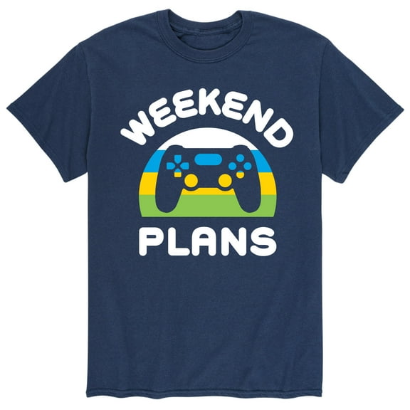 Instant Message - Weekend Plans - Men's Short Sleeve Graphic T-Shirt