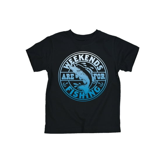 Instant Message - Weekends Fishing -YOUTH SHORT SLEEVE TEE-S
