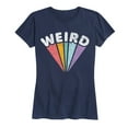 thumbnail image 1 of Instant Message - Weird Rainbow - Women's Short Sleeve Graphic T-Shirt, 1 of 5