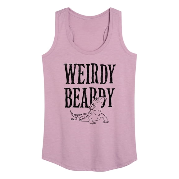 Instant Message - Weirdy Beardy - Women's Racerback Tank Top