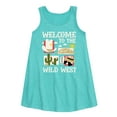 thumbnail image 1 of Instant Message - Welcome To The Wild West - Toddler & Youth Girls A-line Dress, 1 of 5