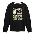 thumbnail image 1 of Instant Message - Welcome To The Wild West - Toddler & Youth Long Sleeve Graphic T-Shirt, 1 of 6