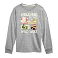 thumbnail image 1 of Instant Message - Welcome To The Wild West - Toddler & Youth Long Sleeve Graphic T-Shirt, 1 of 6