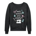 thumbnail image 1 of Instant Message - Well Aren't You Crafty - Women's Lightweight French Terry Long Sleeve Shirt, 1 of 5