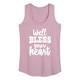 thumbnail image 1 of Instant Message - Well Bless Your Heart - Women's Racerback Tank Top, 1 of 6