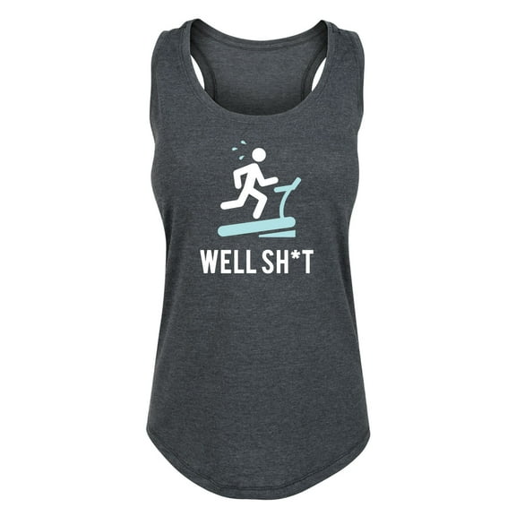 Instant Message - Well Sh - Ladies Racerback Tank