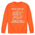 thumbnail image 1 of Instant Message - What Part Don't You Understand Engine - Men's Crew Neck Fleece Pullover, 1 of 7