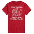 thumbnail image 1 of Instant Message - What Part Don't You Understand Engine - Men's Short Sleeve Graphic T-Shirt, 1 of 6