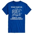 thumbnail image 1 of Instant Message - What Part Don't You Understand Engine - Men's Short Sleeve Graphic T-Shirt, 1 of 6