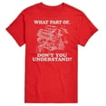 thumbnail image 1 of Instant Message - What Part Don't You Understand Engine - Men's Short Sleeve Graphic T-Shirt, 1 of 6