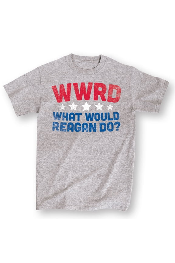 - What Would Reagan Do - Men's Short Sleeve Graphic T-Shirt