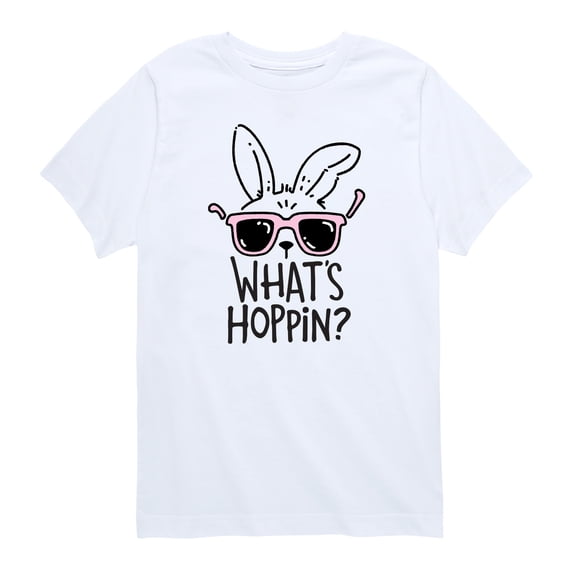 Instant Message - What's Hoppin - Youth Boys Short Sleeve Graphic T-Shirt