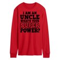thumbnail image 1 of Instant Message - What's Your Super Power - Men's Long Sleeve T-Shirt, 1 of 5
