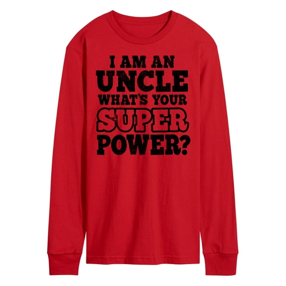Instant Message - What's Your Super Power - Men's Long Sleeve T-Shirt