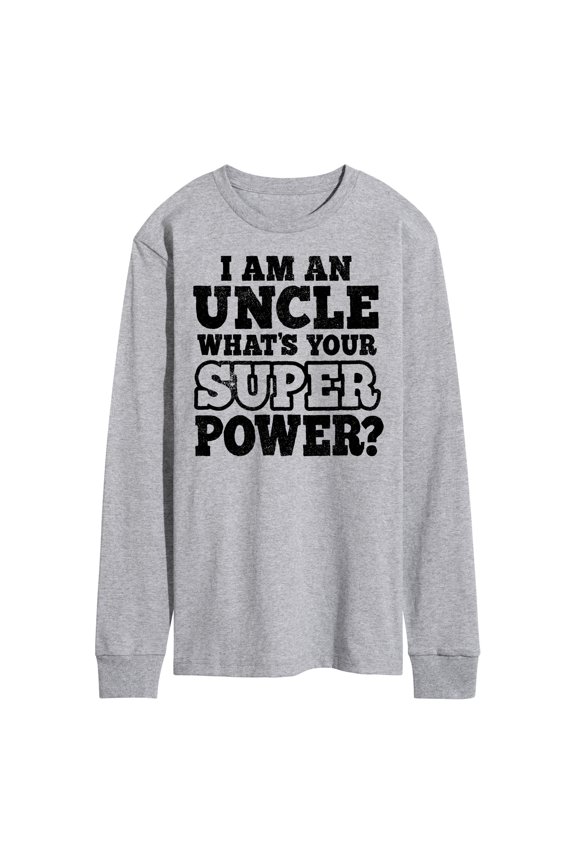 - What's Your Super Power Long Sleeve Graphic T-Shirt