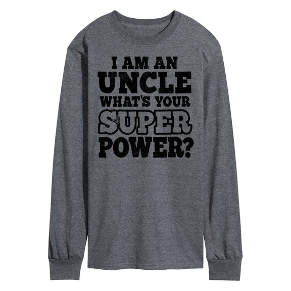 Instant Message - What's Your Super Power - Men's Long Sleeve T-Shirt