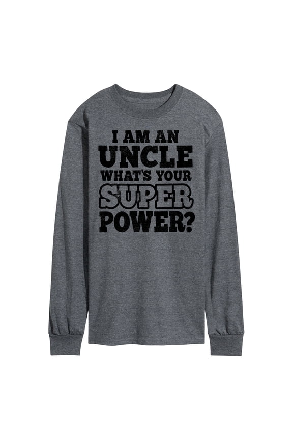 - What's Your Super Power Long Sleeve Graphic T-Shirt