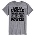 thumbnail image 1 of Instant Message - What's Your Super Power - Men's Short Sleeve Graphic T-Shirt, 1 of 6