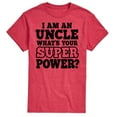 thumbnail image 1 of Instant Message - What's Your Super Power - Men's Short Sleeve Graphic T-Shirt, 1 of 6